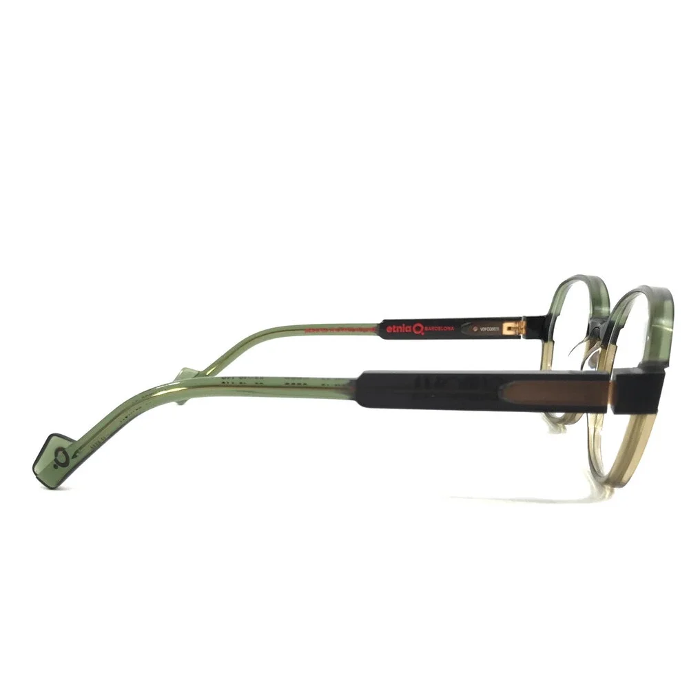 Etnia Barcelona Eyeglasses Frames CHROMA N42 GRBR Green Brown Olive 52-19-140